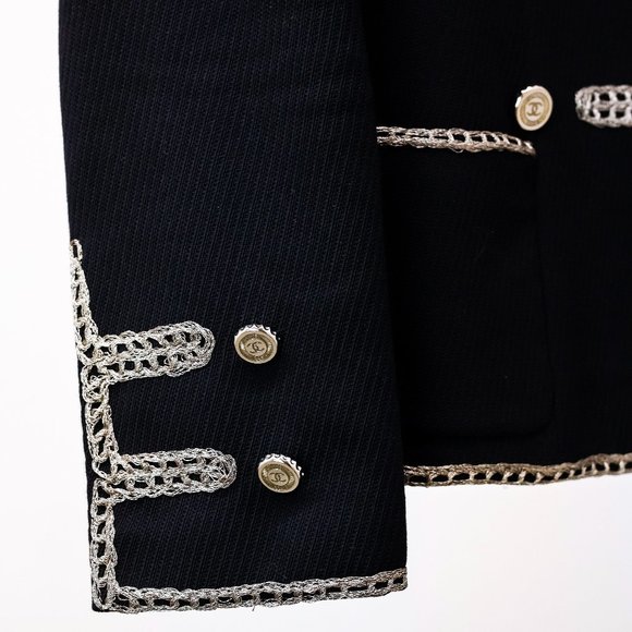 Chanel Spring 06 Chain Embroidered Nautical Jacket - Picture 6 of 15